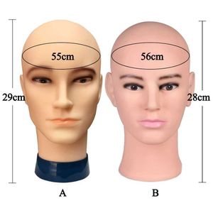 MANNEQUIN Têtes de haute qualité Fake Headcap présente le modèle de formation PP réel des perruques utilisées pour créer des mannequins mannequin Q240510