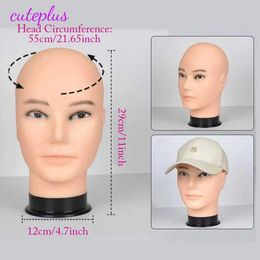 Mannequin Heads HomePage Product Displayhaimless Homme et femelle Modèle humain Perruque têtes Cadre DisplayBeauty Training Q240510