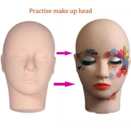 Mannequin Heads Professional Practice in make-up massage Body Painting hoogwaardige zachte dummy kapsel trainingshoofd Q240510