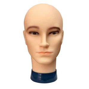 Mannequin Heads Rubber Mens Fake Head Pruik maakt hoed display houder hoofdmake -up Q240510