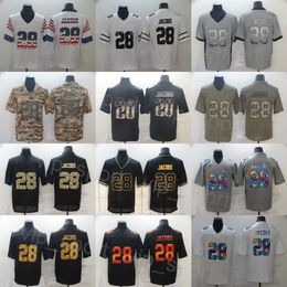 Mans 28 Josh Jacobs Football Jersey Hemp Grey Drift Rainbow Olive Salute To Service Camo Leopard Grain USMC For Sport Fans Goddess Color Rush Stitched Untouchable