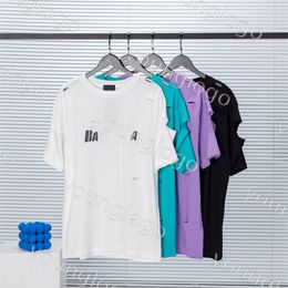 Mans Casual Rétro T Shirs Mode Polos À Manches Courtes Rue Hip Hop T-shirts Lettre Imprimé Tshirt