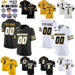 Mans Football Missouri Tigers College 12 Brady Cook Jersey 3 Luther Burden III Joseph Charleston Theo Wease Jr Nathaniel Peat Cody Schrader University ProSphere