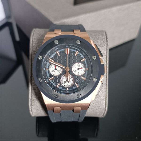 Montre de sport pour homme Montres de designer mécaniques automatiques Or et argent Montre-bracelet pour homme en acier inoxydable Montres de mouvement de 42 mm Montre de luxe en caoutchouc étanche