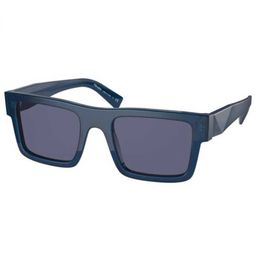 Mans symbple zonnebril Zwart blauw PR19WS designer feestbril heren zakelijke stijl top hoogwaardige mode driedimensionale lijn tempels met kettingdecoratie