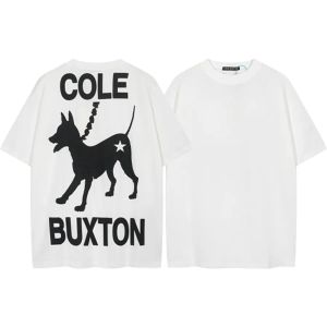 Mans Tshirt mode CB Designer Cole Buxton Mens T-shirts Signature Lettre imprimé Casual Short Sleeve Men Femmes Coton Coton Vernite T-shirt