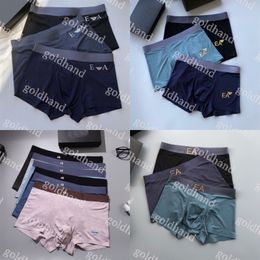 Mans sous-vêtements Designer Sous-pants shorts Ice Silk Sous-vêtements Lettre de marque Boxer imprimé