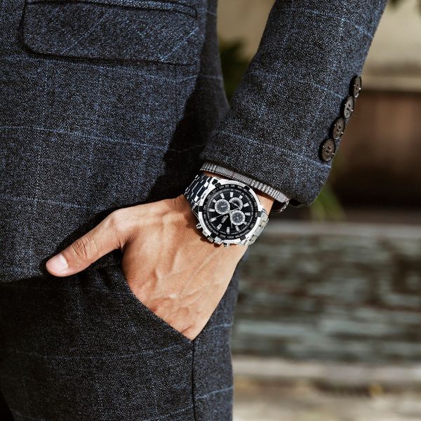 Montre pour hommes d'affaires montres mécaniques pour hommes 41MM en acier inoxydable Super montres Bracelet cadeaux horloge montre-Bracelet
