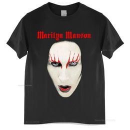 Manson Closeup Adult Tshirt Summer Soueve T-shirts Tops S3xl Big Size T-shirts en coton 240409