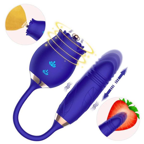 Manting Flower Women's Vibration Jumping Egg Permettant un appareil de massage par aspiration Second Flirting Adult Products