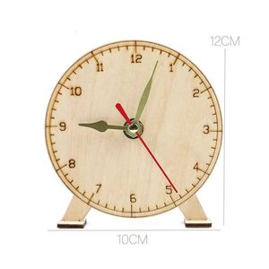 Horloge manuelle DIY MATÉRIEL MATÉRIELLE ÉCHECLE PRIMAL ÉTUDIANT TECHNOLOGE BELL 240327