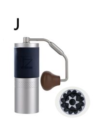 Handmatige Coffee Grinders 1ZPresso J Handmatige koffiemolen draagbare molen 48 mm roestvrij staal Burr 230512