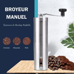 Handmatige Koffiemolens Grinder Mini Roestvrijstalen Hand Handgemaakte Bean Mill Foamer Keuken Gereedschap Accessoires 230725