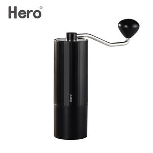 Moulins à café manuels HERO Portable 420 en acier inoxydable Burr Durable Bean Maker Mini s Fraisage 15g Capacité 221118