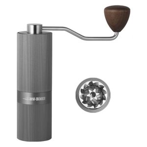 Handmatige Coffee Grinders MHW3Bomber Grinder met 24 verstelbare instellingen Espresso Maker roestvrij staal 420 Burr Home Camping Accessories 230302