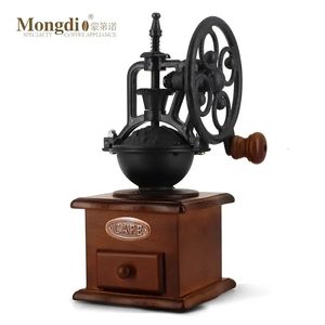 Gaudeaux de café manuel Mongdio Retro Hand Coffee Grinder Grinking Garin Grinder 231212