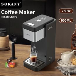 Handmatige koffiemolens SOKANY6872 Machine Home Multifunctioneel Volautomatisch 900 ml Hoge capaciteit 230829