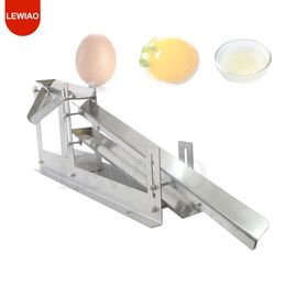 Separador manual de huevos y líquidos, máquina separadora de clara de huevo y yema de acero inoxidable