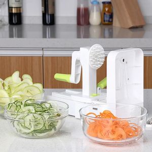 Manuales procesadores de alimentos Spiralizer Cortador de zanahoria Accesorios de cocina de la cocina Gadget Vegets Chopper para herramientas de uso doméstico 240325