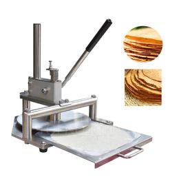 Manuel de fabrication de gâteau de fabrication de machine à pâte à pâte à presse tortilla maker machine pizza formant la machine à cranake pâte pressère