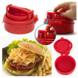 Handmatige hamburgerformulieren Druk op hamburgerpasteitjes Maker Press Chef Cutlets Gevulde Hamburger Mold Grill Keukengereedschap Gadgets Naruto