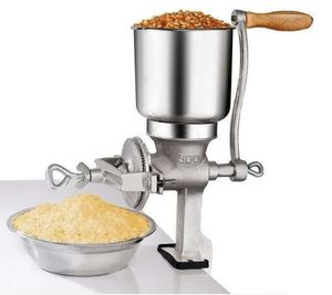 Manual Hand Home Large Pepper Walnut Peanut Flour Mill Grinder Grinding Machine Tinned Iron Mill Grain Grinder