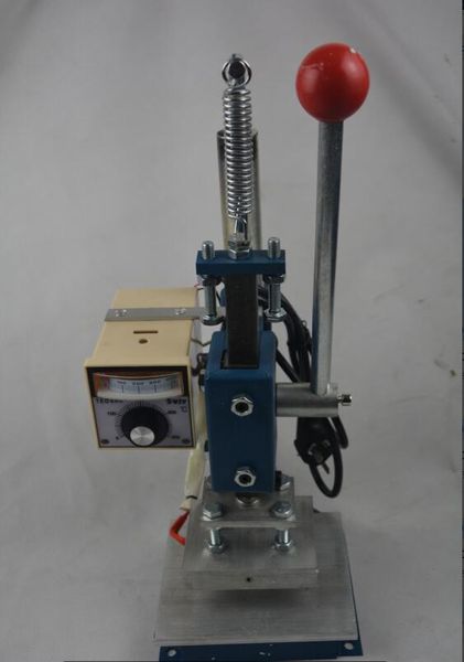 Machine d'estampage à chaud manuelle en cuir imprimante rainage marquage presse Machine gaufrage Machine 10x13