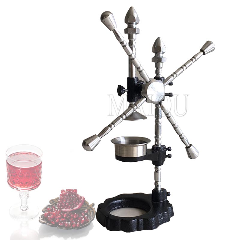 HydroPress Stainless Steel Fruit Juicer - Manual, Hydraulic, for Grapes, Pomegranates, Oranges & Lemons - Easy to Use, High Yield, Commercial Grade Press - Perfect for Home or Business Use.