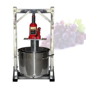 Handmatig sap Persmachine Home Roestvrij staal Juicer Zelfbreien Grape Wine Pressing Manor Fruit Ferment Presser