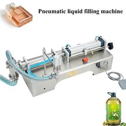 Máquina de llenado de líquidos Manual para agua, leche, jugo y otras máquinas de llenado cuantitativas automáticas de un solo cabezal