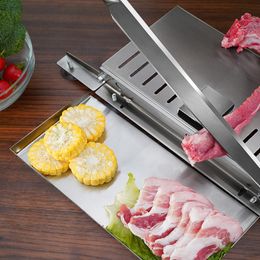 Handmatig vlees Food Slicer Commercieel huishouden bevroren kippen eend vis en lamsbotknipper snijden machine keukengereedschap