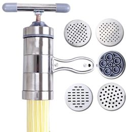 Máquina Manual para hacer fideos, prensa para Pasta, cortador de manivela, herramienta de manivela manual, herramientas de cocina para espagueti 230505