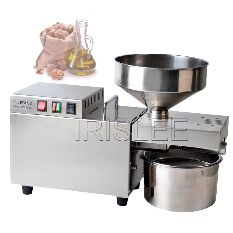 Máquina De Prensa De Aceite Manual de acero inoxidable 304 para Diy, Extractor de aceite de maní y nuez, Extractor de aceite frío para el hogar
