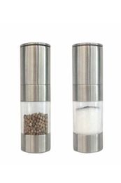 Moil manuel Salt Salt Shakers Onehanded Pepper Grinder en acier inoxydable Sauce Sauce Stick Kitchen Tools RRA43951648301