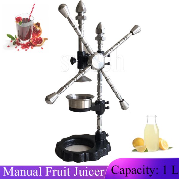 Prensa Manual exprimidor de acero inoxidable fruta zumo de naranja herramientas de cocina