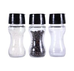 Handmatige zout- en pepermolenmolenplastic Kernkruid Shakers Keukengereedschap Accessoires Coarse Mills Portable Spice Jar ContaE8055178