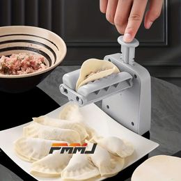 Handmatige Gyoza(knoedel) Maker met één kop, Dumpling Mold Presser, met antislipchassis, perfect voor het maken van dumplings, gebak en taarten thuis