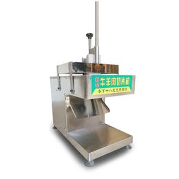 Handmatige gesneden snijmachine Automatische levering Bevroren rundvlees Schapenbroodjessnijder voor commerciële keuken