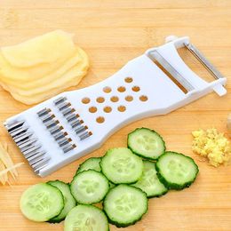 Slicers manuels Slicers Multi-Vegetable Fruit Dispositif CUCUBRER CUTEUR COURT