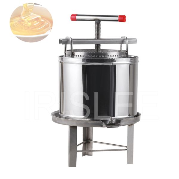 Machine manuelle de pressage de miel d'acier inoxydable, Machines à cirer de laminoir à miel