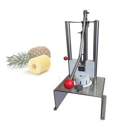 Handmatige roestvrijstalen ananasschiller Corer Slicer Machine Handmatige ananas-perforatormachine