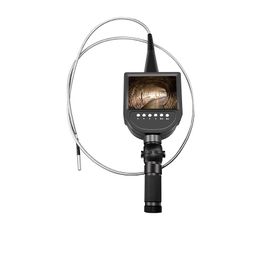 Endoscope portatif vidéo haute définition de tuyau de détection de moteur bidirectionnel manuel pour usage policier