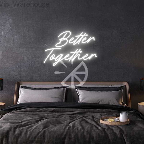 Envío Gratis, fabricación, decoración de boda, luz de neón LED personalizada, letrero de letra personalizado a la venta HKD230825