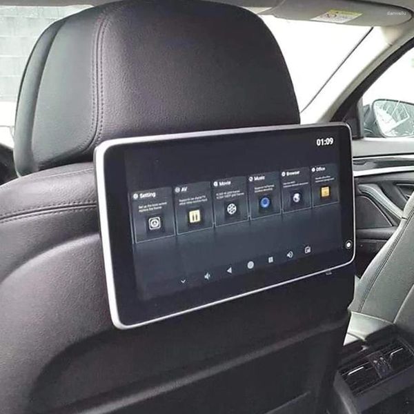 Appui-tête de voiture, lecteur vidéo, pour Android 12.0, OS, supports automobiles, tablette, repose-tête, moniteurs, écran de télévision