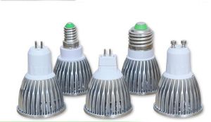 Fabricant vente directe tasse de lampe à LED E14 E27 G5.3 MR16 GU10 220 V/12 V 85-265 v 3 W spolight tasse haute puissance de tasse de lampe en aluminium de voiture