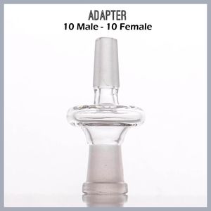 Hookahs Fabrikant Glass Adapter 10Male tot 14FeMale en 14Male 18FeMale Converter Gebruik voor waterpijp Oliereiliging