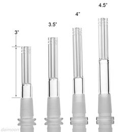 fabricant verre downstem 3 "à 4.5" 4 taille accessoires pour fumeurs 14mm femelle 18mm mâle verre cinq bras percolater Lo Pro diffus downstem