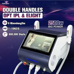 Fabricante OPT IPL Laser Beauty Equipment ipl Depilación Rejuvenecimiento de la piel Laser RF opt Machines 600000 Disparos con 2 años de garantía