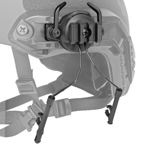Les accessoires de casque de casque tactique de vente directe du fabricant sont compatibles avec les détenteurs de casques de corne de vache, avec un rail de 19-21 mm qui peut tourner