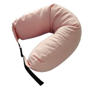 La almohada en forma de U de venta directa del fabricante, sin impresión, almohadas de espuma por encargo, cuello, viaje en avión